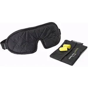 Cocoon Eye Shades Deluxe black oční maska s ucpávkami do uší obraz
