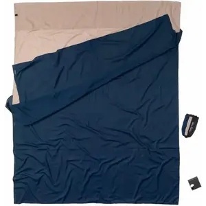 Cocoon khaki/tuareg egyptská bavlněná spacáková přikrývka pro dva obraz