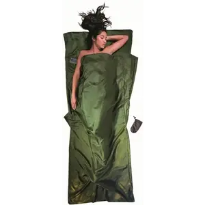 Cocoon Olive Green hedvábná spacáková přikrývka obraz