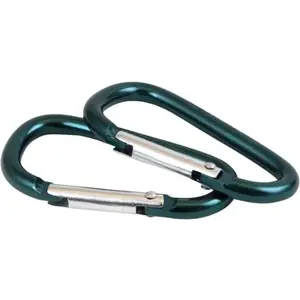 Coghlans Mini Carabiners 5 mm tmavě zelená sada karabin obraz