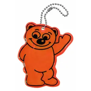 Compass Přívěsek reflexní BEAR oranžový obraz