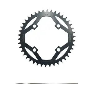 Connex Převodník 42z TZ Wippermann černý, síla 3 mm, rozteč 104 mm, pro e-biky obraz