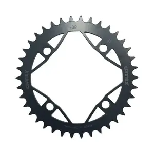 Connex Wippermann Převodník 38z TZ černý, síla 3 mm, rozteč 104 mm, pro E-biky obraz