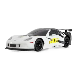 Corvette C6.R RC Drift Car 4WD LED 1: 18 RTR licencovaná bílá obraz