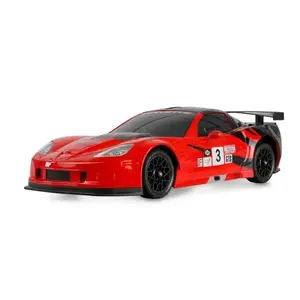 Corvette C6.R RC Drift Car 4WD LED 1: 18 RTR licencovaná červená obraz