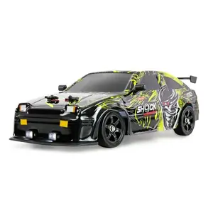 Drift Sport RC Car GTR 4WD 1: 16 RTR s kouřem a LED osvětlením žluté obraz