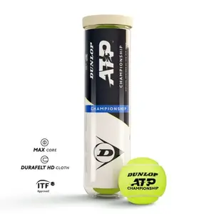 Dunlop ATP Championship fluorescenční žlutozelené tenisové míče obraz