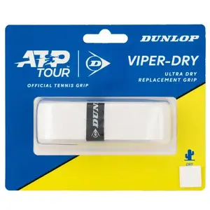 Dunlop ATP VIPER-DRY bílá 1, 8 mm tenisová omotávka obraz