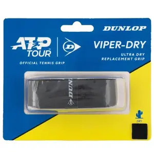Dunlop ATP VIPER-DRY Grip 1, 8 mm černá omotávka obraz
