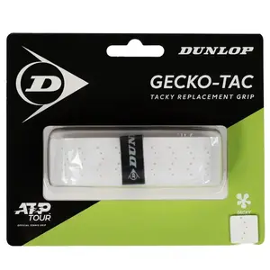 DUNLOP Tenis omotávky GECKO-TACK Grip 1, 9 mm bílá obraz