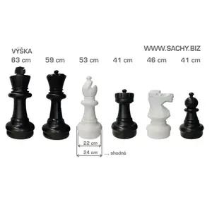 ECI Náhradní šachová figura pro zahradní šachy 63 cm deLuxe obraz