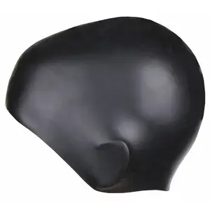 eMMe Solid SR černá koupací čepice - černá obraz