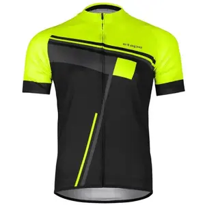 Etape Cube cyklistický dres černá-žlutá fluo - XL obraz