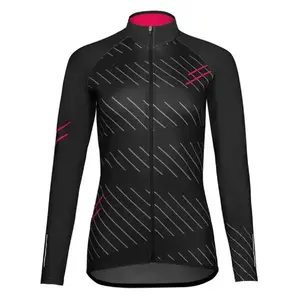 Etape Gaia 2.0 cyklistický dres černá-růžová - L obraz