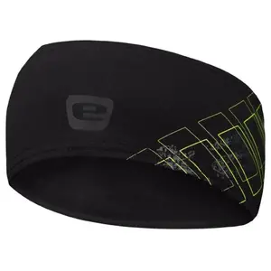 Etape Stix sportovní čelenka černá-žlutá fluo - S-M obraz