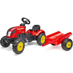 Falk šlapací traktor 2058L Country Farmer s vlečkou - červený obraz