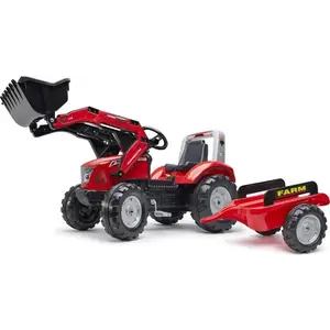 Falk Šlapací traktor 3020AM - Mc Cormick X.7 s přívěsem obraz
