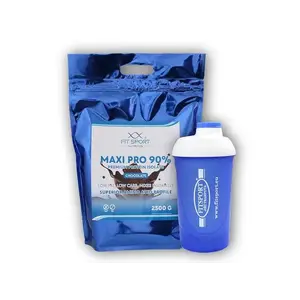 Fit Sport Nutrition Maxi Pro 90% 2500g + šejkr Fitsport - Salted caramel obraz