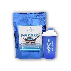 Fit Sport Nutrition Maxi Pro 90% 750g + šejkr Fitsport - White chocolate coconut obraz