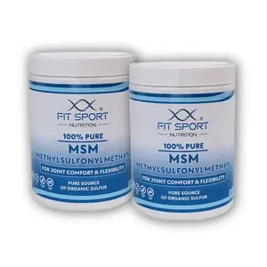 FitSport Nutrition 2x 100% Pure MSM - Methylsulfonylmethan 500g - Organic Sulfur obraz