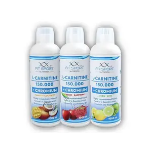 FitSport Nutrition 3x L-Carnitine 150000 + Chromium 1000ml - Mango coconut obraz
