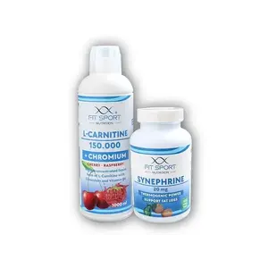 FitSport Nutrition L-Carnitine 150000 + Chromium l000ml + Synephrine 20mg 100 vege caps - Mango coconut obraz