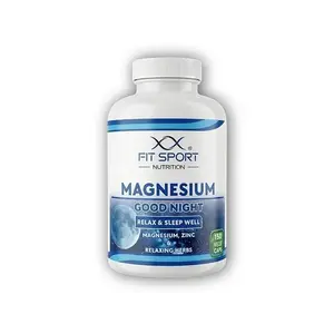 FitSport Nutrition Magnesium GOOD NIGHT 150 vege caps - Hořčík Sleep Well obraz