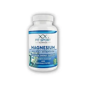 FitSport Nutrition Magnesium Malate + Vitamin B6 120 vege caps - Energy Magnesium - Hořčík Malát obraz