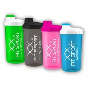 FitSport Nutrition Shaker 700ml - šejkr - Neon blue white obraz
