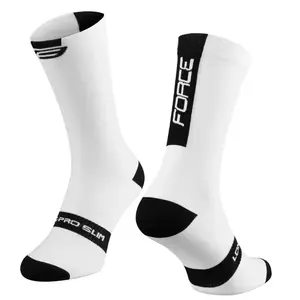 Force Ponožky LONG PRO SLIM bílo-černé - S-M obraz
