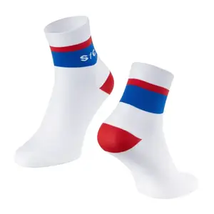 Force Ponožky STRIPE krátké bílo modré - S-M obraz