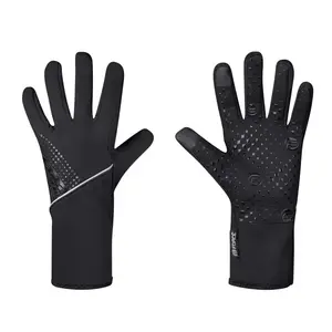 Force VISION černé softshell cyklistické rukavice - XS obraz