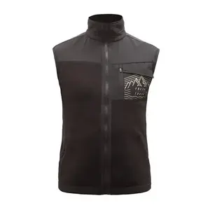 Fresh Trash FT UNISEX FLEECE VEST BLACK - XL obraz