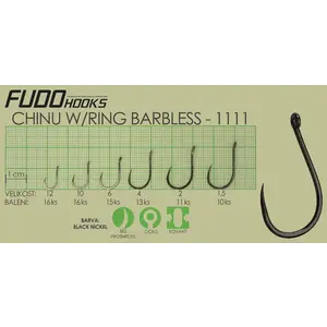 Fudo Hooks ChinuRing Brl v.1, 5 (bal. 10 ks) rybářský háček obraz