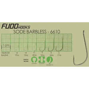 Fudo Hooks Sode Brl vel. 6 (bal. 17 ks) rybářský háček obraz