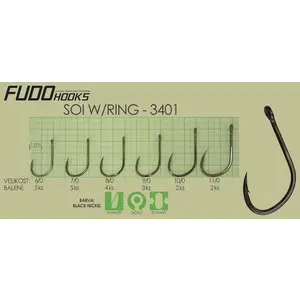 Fudo Hooks Soi Ring vel. 6/0 (bal. 5 ks) rybářský háček obraz