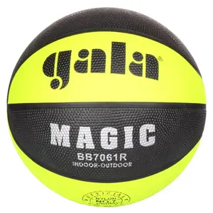 Gala Magic BB7061R černo-žlutý basketbalový míč - č. 7 obraz