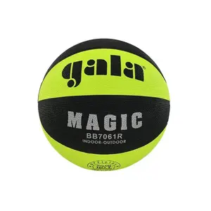 GALA Magic neonově žluto-černý basketbalový míč vel. 7 obraz