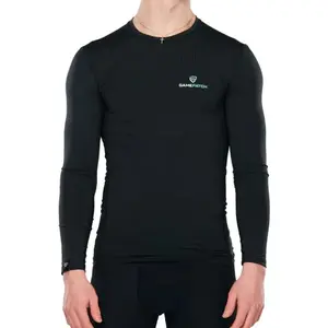 GAMEPATCH COMPRESSION SHIRT (Long-Sleeve) BLACK - L - Černá obraz
