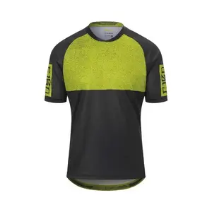 Giro Roust Jersey cyklistický dres - Ano Lime Breakdown M - žlutá obraz