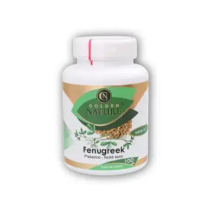 Golden Natur Fenugreek pískavice řecké seno 100 kapslí obraz
