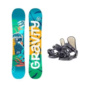 Gravity Ace dětský snowboard + Beany Junior vázání - 90 cm + S - EU 36-38 obraz