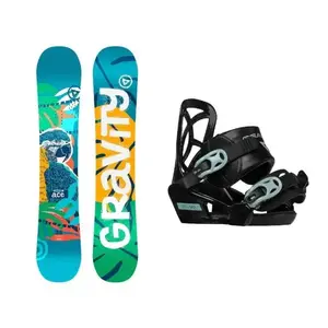 Gravity Ace dětský snowboard + Gravity Cosmo snb vázání - 90 cm + XS (EU 28-31) obraz
