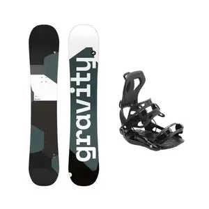 Gravity Adventure 24/25 snowboard + Hatchey Fastec vázání - 156 cm + S, black (EU 36-39) obraz