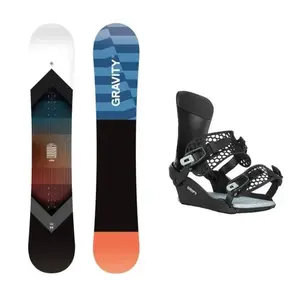 Gravity Adventure 25/26 pánský snowboard + Gravity Drift black/sage vázání - 144 cm + L (EU 42-45) obraz