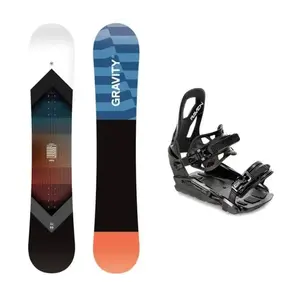 Gravity Adventure 25/26 pánský snowboard + Raven S230 Black vázání - 144 cm + vázání S/M (EU 37-42) obraz
