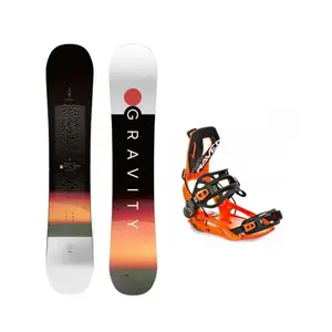 Gravity Bandit 24/25 snowboard + Raven RAGE Fastec FT360 orange vázání - 157 cm + M (EU 39-42) obraz
