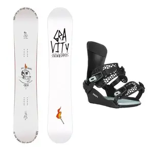 Gravity Contra 25/26 pánský snowboard + Gravity Drift black/sage vázání - 157 cm + L (EU 42-45) obraz