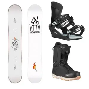 Gravity Contra 25/26 snowboard + Gravity Drift black/sage vázání + Gravity Recon Atop black boty - 157 cm + L (EU 42-45) obraz
