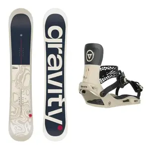 Gravity Cosa 25/26 pánský snowboard + Gravity Indy stone/black vázání - 168 cm wide + M (EU 38-41) obraz